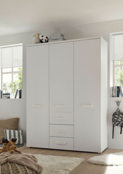 Kleiderschrank >Ludwig< in Artic Esche - 150x209x57cm (BxHxT)