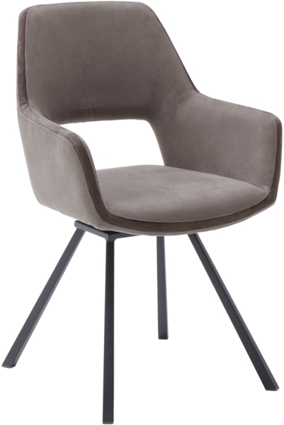 2er Set Sesselstuhl Bayonne - Vintage Cappuccino