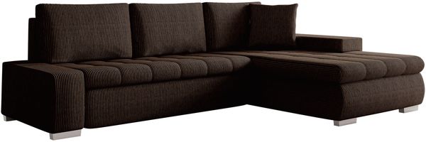 Ecksofa Orkan Mini Cord (Farbe: Poso 06)