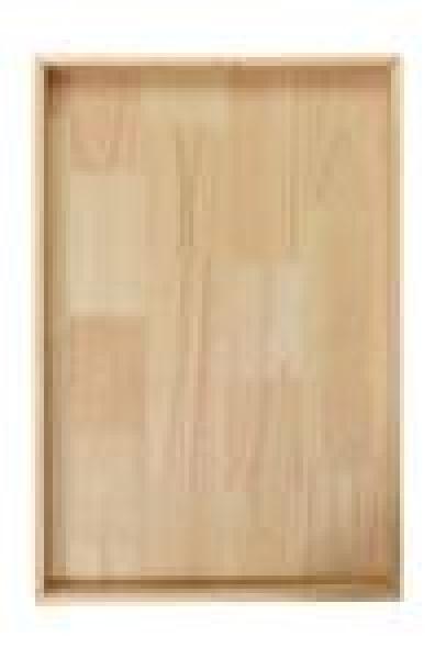 ASA Selection wood Holztablett rechteckig, Tablett, Serviertablett, Gummibaumholz, Natur, 35. 5 x 52 cm, 53692970