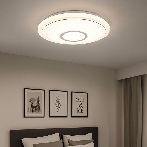 RGB LED Deckenlampe, Fernbedienung, App- und Sprachsteuerung