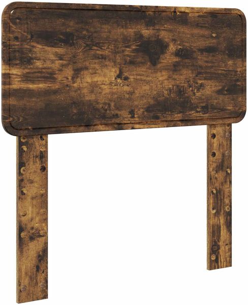 vidaXL Bettrahmen Geräucherte Eiche 75 x 190 cm Holzwerkstoff 3412238 Bild 7
