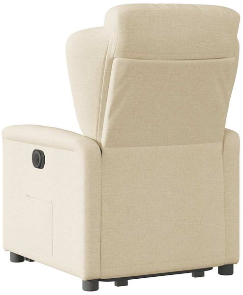 vidaXL Relaxsessel mit Aufstehhilfe Elektrisch Creme Stoff 3303162 Bild 7
