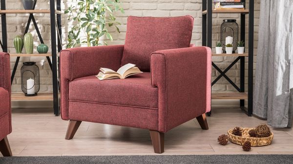 1-Sitzer-Sofa, 'Bella', 85 x 81 x 82, Weinrot