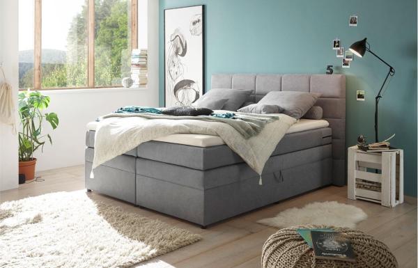 Boxspringbett TACOMA 3, 180 x 200 cm, H2