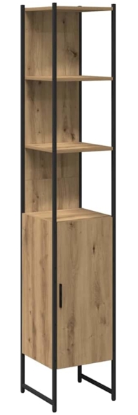 vidaXL Badezimmerschrank mit Regal Artisan-Eiche 33 x 33 x 185,5 cm 862239
