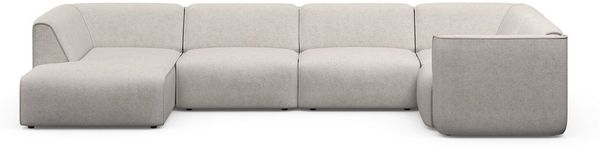 RAUM. ID Wohnlandschaft Merid U-Form, als Modul oder separat verwendbar, für individuelle Zusammenstellung