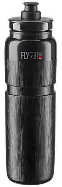 Elite Trinkflasche Elite Trinkflasche FLY Tex schwarz graue Grafik 0,95 L