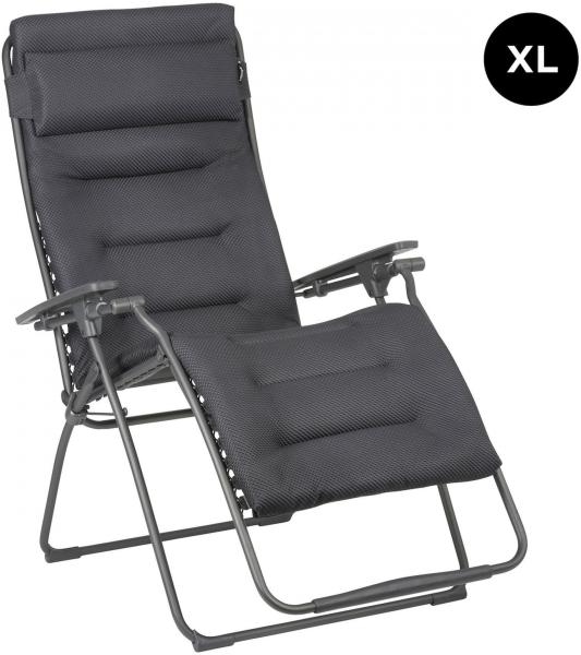 Lafuma Futura XL BeComfort® Relaxliege Dark Grey Titane Sonnenliege LFM3131.8902