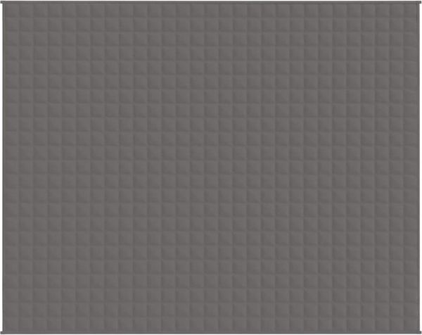 vidaXL Gewichtsdecke Stoff, 1x Gewichtsdecke, Dunkelgrau, 235x290 cm, Stoff, 11 kg Bild 3