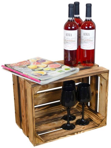 Kistenkolli Altes Land Allzweckkiste Obstkiste Bella geflammt (Spar-Set, 1er Set)