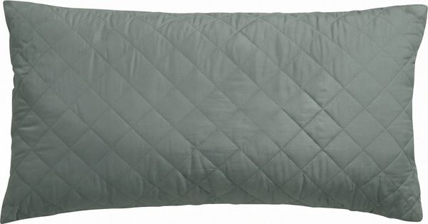 OTTO home Microfaserkissen Clarra, Kopfkissen 40x80 cm, 80x80 cm, Füllung: Polyester, Bezug: Polyester, Rückenschläfer, Seitenschläfer, Kissen in grau