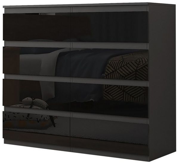HTI-Living Kommode Kommode Kenji 8 Schubladen Hochglanz (Stück, 1 Kommode), Sideboard