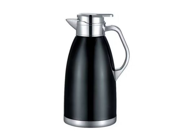 1,8L Edelstahl Thermoskanne Isolierkanne Thermosflasche Kaffeekanne Doppelwandig