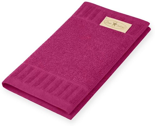 Seiftuch Uni Baumwolle 30 x 30 cm beere