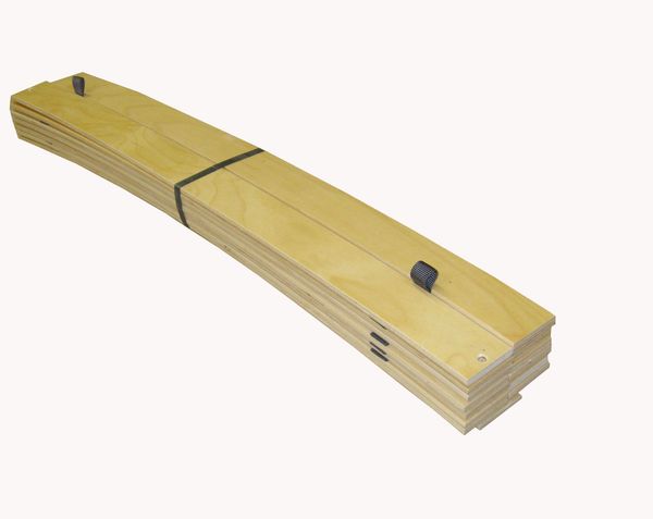 Massivholzbett Seniorenbett Buche natur 90x200 Einzelbett Hohes Bett mit Rollrost 60.74-09FL Bild 7
