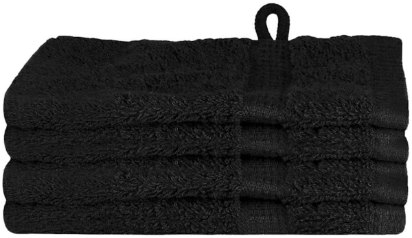 vidaXL Gästetuch SOLUND Schwarz Baumwolle 137417