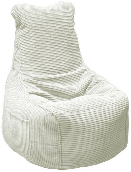 Liadomo Sitzsack Levon, Cordbezug, Rückenlehne, Seitentasche, in sechs verschiedenen Farben