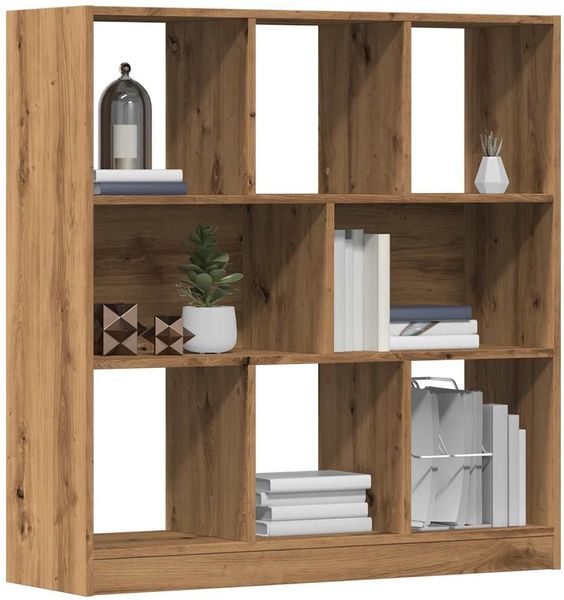 vidaXL Bücherregal Artisan-Eiche 97,5x29,5x100 cm Holzwerkstoff 855789