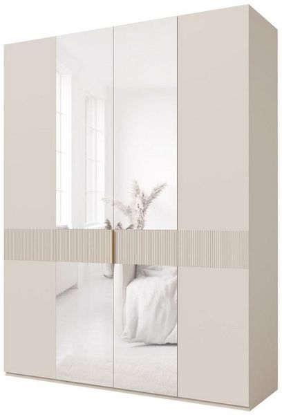 Compleo Drehtürenschrank mit 4 Türen, Kleiderschrank modern und elegant LIMI MADE IN EU, Modern Flur oder Schlafzimmer