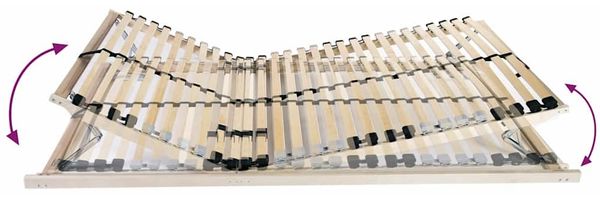 vidaXL Bett-Lattenrost Braun 140 x 190 cm Massivholz Buche 42015249 Bild 6