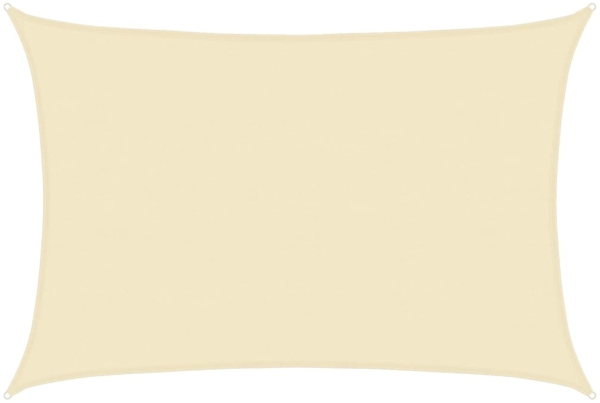 vidaXL Sonnensegel 160 g/m² Creme 5x7 m HDPE 311192