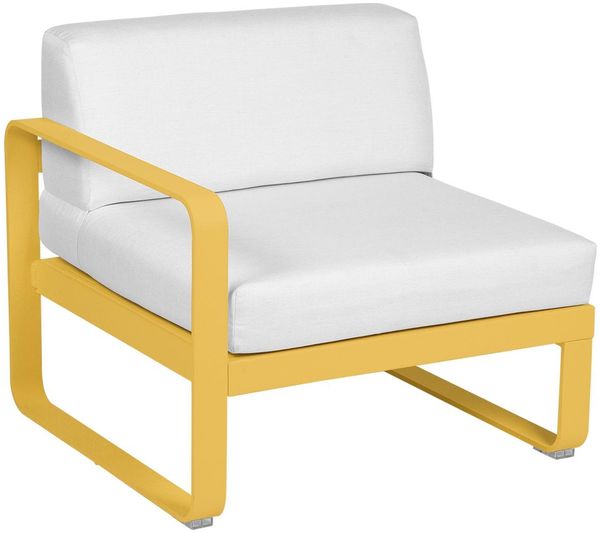 Bellevie Lounge 1-Sitzer Modul C6 Honig 81 Grauweiß Links
