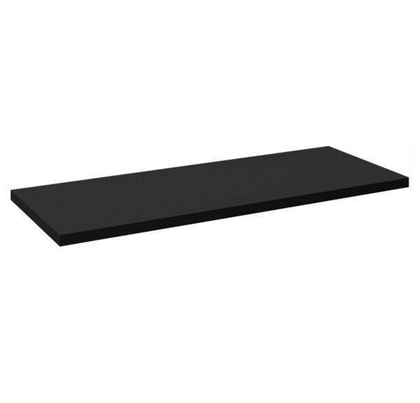 Waschtischplatte 100 cm, schwarz, NEWPORT-56-BLACK