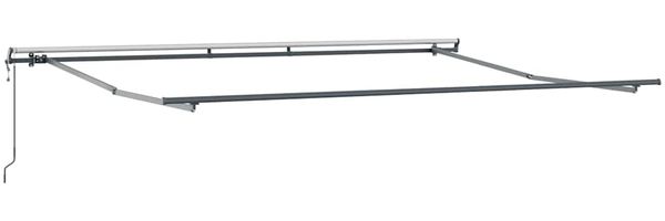 vidaXL Ausziehbare Markise Beige 400 x 350 cm Stoff und Aluminium 3330789 Bild 4