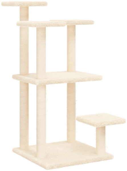vidaXL Kratzbaum mit Liegeflächen Creme 98,5 cm 172106