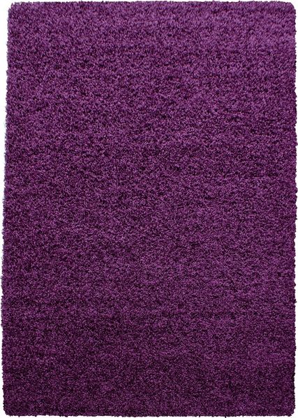 Hochflor Teppich Lux rechteckig - 200x290 cm - Lila