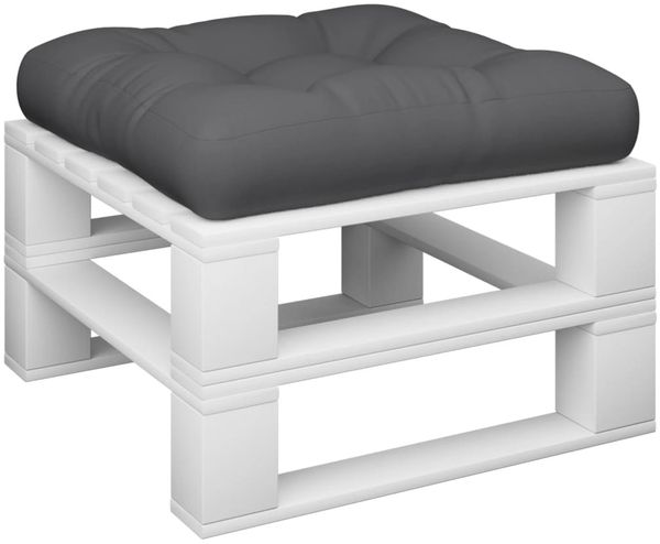 vidaXL Palettenkissen Anthrazit 50x50x12 cm Stoff 360425 Bild 3