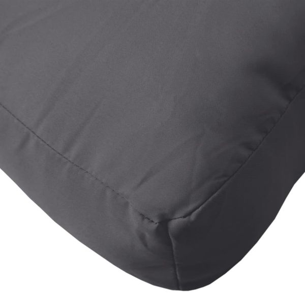 vidaXL Palettenkissen Anthrazit 50x50x12 cm Stoff 360425 Bild 8