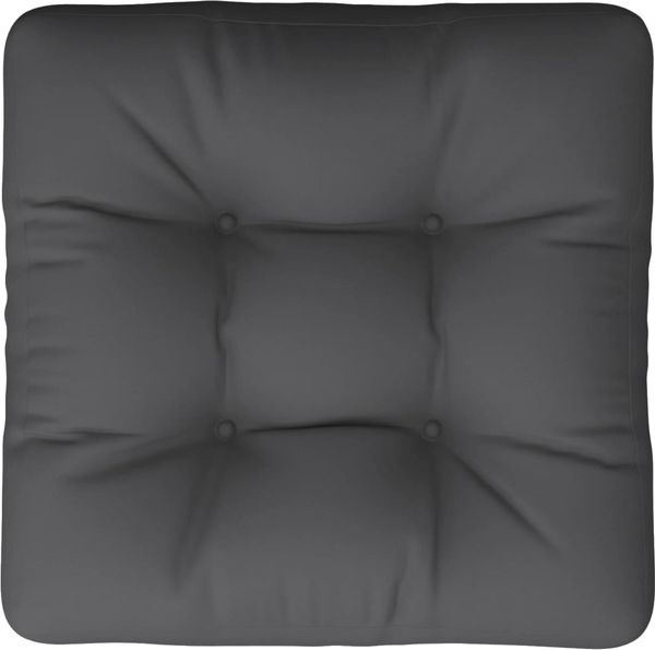 vidaXL Palettenkissen Anthrazit 50x50x12 cm Stoff 360425 Bild 6