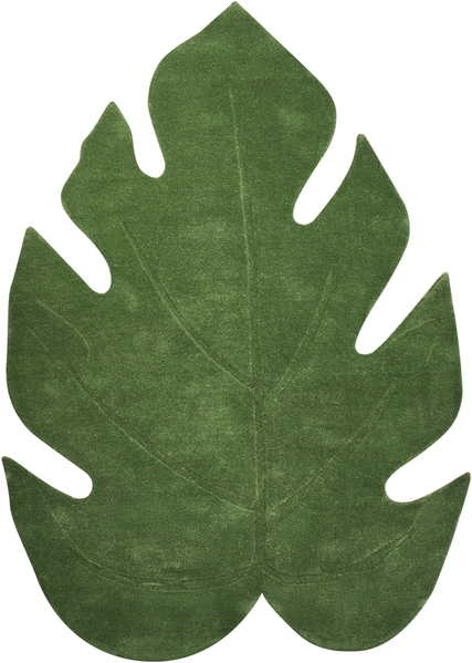 Teppich NAINITAL Grün 160 x 230 cm Wolle