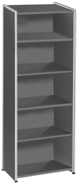 Kerkmann Einzelschrank Artline Transparent breit 5 OH BxTxH 80x38x185c