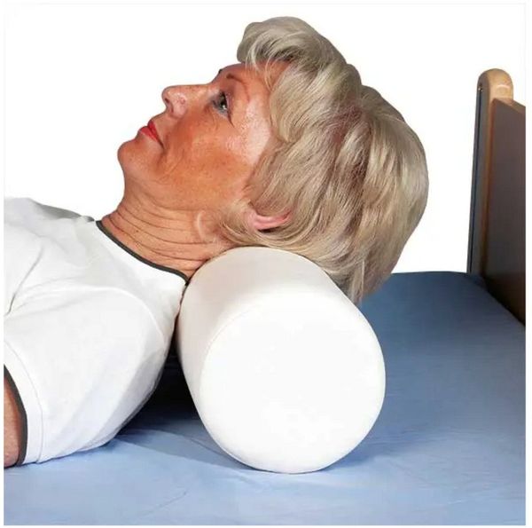 DocMed Nackenrollen Nacken- und Knierollen, stabile Schaumstofffüllung, 1-tlg, Hygienisches und langlebiges Material, bequem, ergonomische Unterstützung