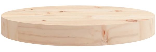 vidaXL Tischplatte Rund Ø30x3 cm Massivholz Kiefer 833655 Bild 4