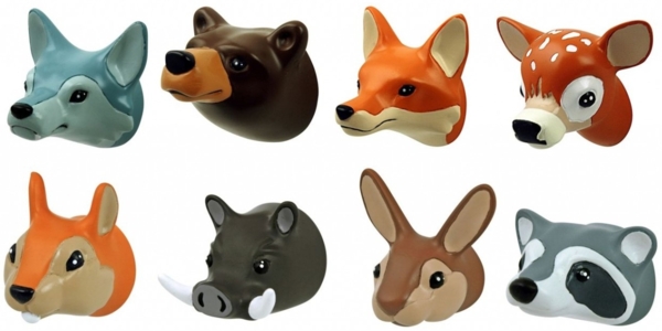 Motivwahl - Wandhaken Waldtiere Kleiderhaken Garderobe Haken Tiere Zoo Cabanaz Eichhörnchen Bild 1