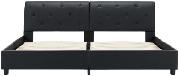 vidaXL Bettgestell Schwarz Kunstleder 160 × 200 cm 284880 Bild 5