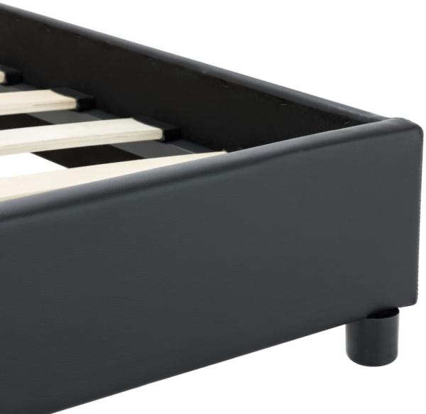 vidaXL Bettgestell Schwarz Kunstleder 160 × 200 cm 284880 Bild 4