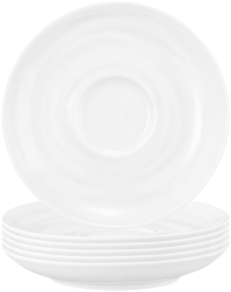 Seltmann Weiden Terra Espressountertasse ø 12 cm weiß 6er Set