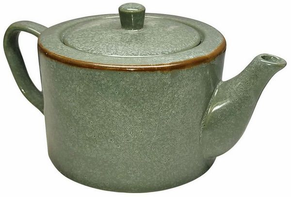 Mirabeau Geschirr-Set Teekanne Biarré türkis/braun, Steinzeug