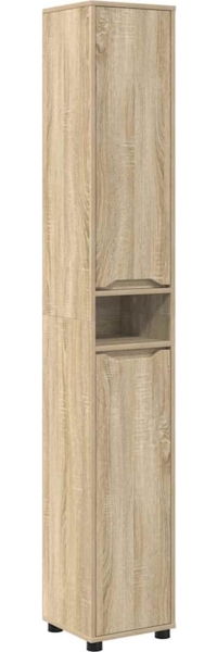 vidaXL Badezimmerschrank Sonoma-Eiche 30,5 x 30 x 195 cm Holzwerkstoff 888759