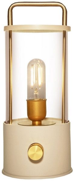 Coen Bakker Deco BV LED Außen-Tischleuchte Tischlampe Dimmbar Akku In-/Outdoor IP44, Stufenlos dimmbar, LED fest verbaut, Warmweiß