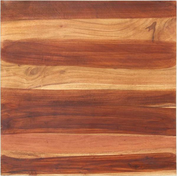 vidaXL Tischplatte Massivholz Akazie 25-27 mm 70x70 cm 285995