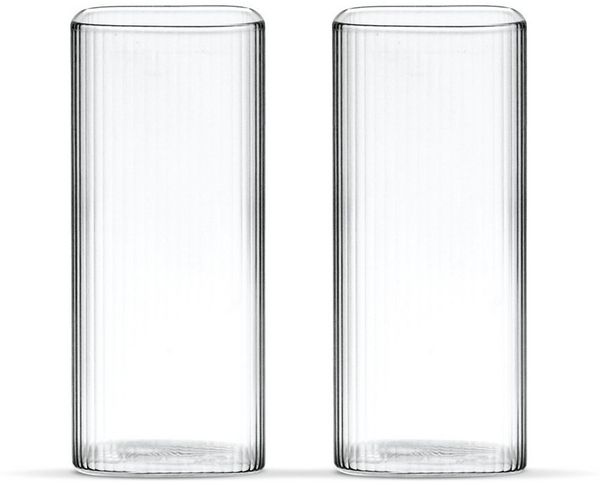 EKA Gläser-Set Kare Riffle Glas, 2-tlg, Glas