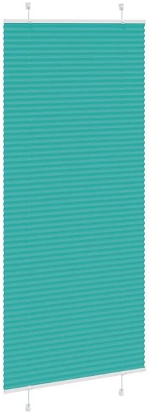 vidaXL Plissee Petrolgrün 90x200 cm Stoffbreite 89,4 cm Polyester 4015413 Bild 3