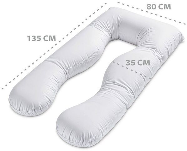 Totsy Baby Seitenschläferkissen Kisseneinsatz für schwangerschaftskissen stillkissen xxl Bild 2