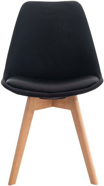 CLP 4er Set Esszimmerstuhl Linares Mit Buchenholzgestell,schwarz Stoff Bild 4